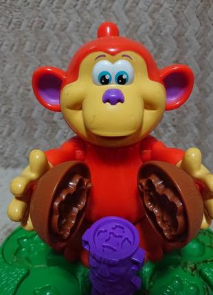 Игрушка обезьяна фигурка для лепки плей до5 фото