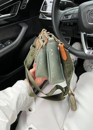 Lv multi pochette olive6 фото