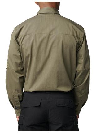 Рубашка тактическая 5.11 stryke™ long sleeve shirt xs ranger green3 фото