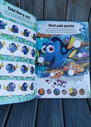 Книга дори disney pixar finding dory unforgettable activities содержит интересные задания