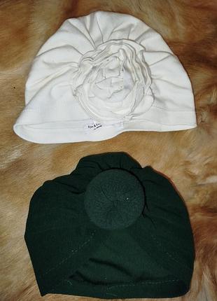Шапочки для девочки 0-5 месяцев