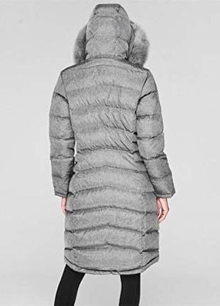 Теплый оригинальный пуховик пальто karrimor long down jacket2 фото