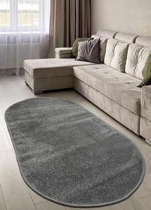 Килим овальний 0.6 х1.1 м espresso l.grey / l.grey 00000a