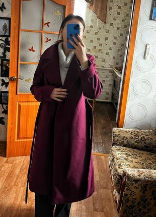Пальто, кашемір, є підкладка, розмір 46