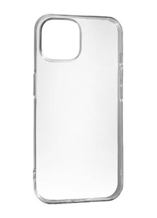 Силікон tpu smtt apple iphone 15 plus,  transparent