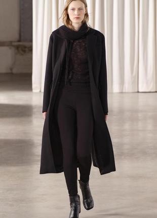Пальто zara из шерсти manteco zw collection
