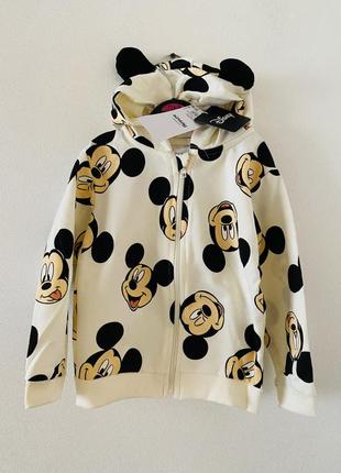 Кофта на молнии кофта с мickey mouse кофта на молнии для мальчика