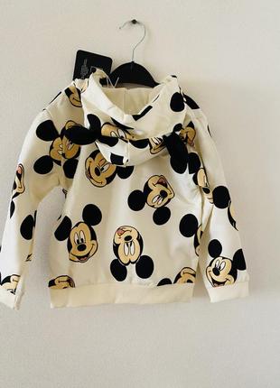 Кофта на молнії кофта з мickey mouse кофта на молнії для хлопчика4 фото