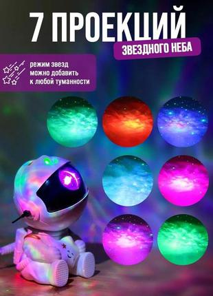 Нічник космонавт зоряне небо (лазерний проектор)