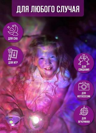 Нічник космонавт зоряне небо (лазерний проектор)