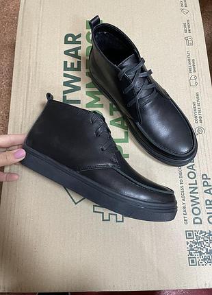 Осенние ботинки натуральная кожа р.37