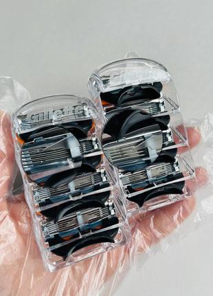 Gillette fusion5 !оригінальні змінні картриджі/леза.4штуки! без пакування.2 фото