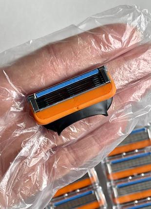 Gillette fusion5 !оригінальні змінні картриджі/леза.4штуки! без пакування.4 фото