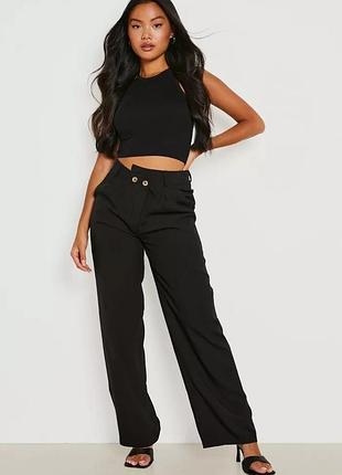 Асимметричные брюки boohoo
