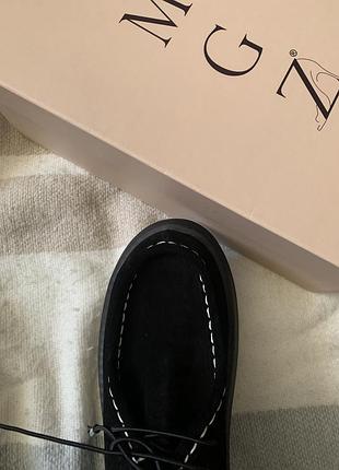 Замшевые туфли мокасины лоферы