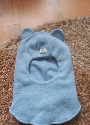 Теплая шапка капор 50-52р на осень-зиму