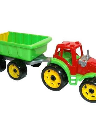 Іграшка "трактор з причепом"
