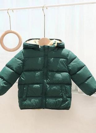 Дитяча куртка на хутрі для хлопчика розмір 92 см ❄️