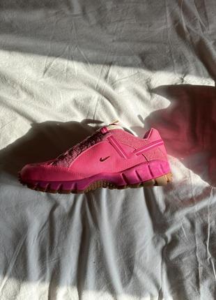 Кроссовки nike air humara lx jacquemus pink flash🎀6 фото