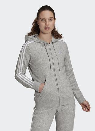 Худи женское adidas, цвет серый меланж😍 светр світшот кофта