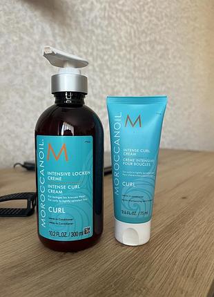 Moroccanoil intense curl cream - крем интенсивный для кудрей 300+75 мл