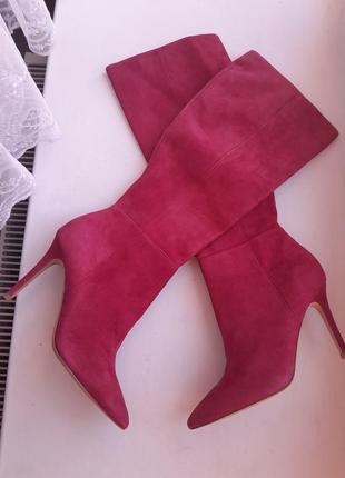 Сапоги замша 38р aldo