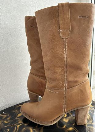Жіночі чоботи козаки  mexx  шкіряні
