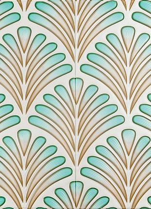 Панель стеновая 3d 700х700х4мм коричнево-зеленый узор (d) sw-00001988