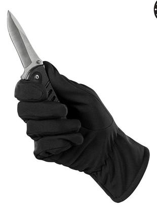 M-tac перчатки демисезонные soft shell black xl4 фото
