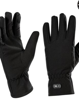 M-tac перчатки демисезонные soft shell black xl