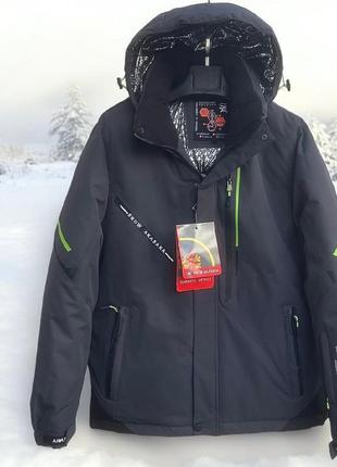 Куртка зимняя snow мужская m-xxxl термо , серый,xxl