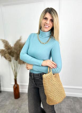 Женский гольф в рубчик "made"