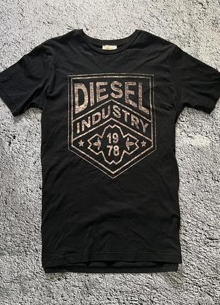Diesel industray футболка с большим лого