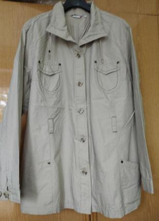 Ветровка женская коттон р.56-58 outfit classic нюанс