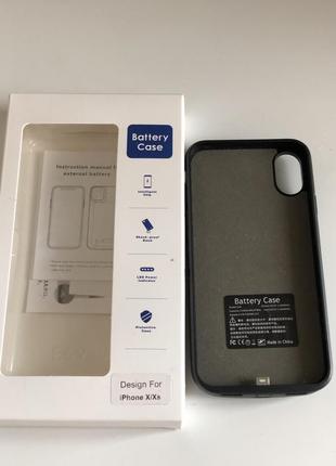 Чохол павербанк батарея для iphone x 10000 mah