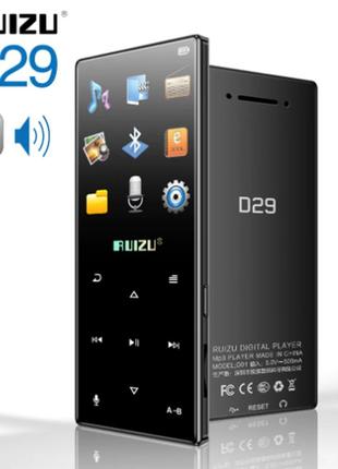 Ruizu d29 mp3/mp4 плеєр hi-fi + bluetooth