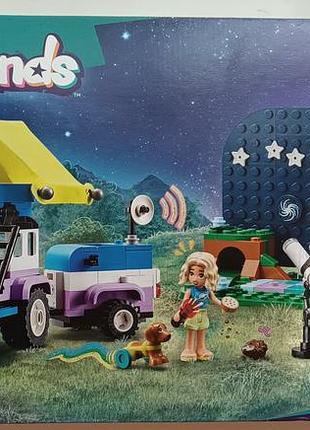 Конструктор lego® friends кемпінговий автомобіль для спостереження за зірками 42603