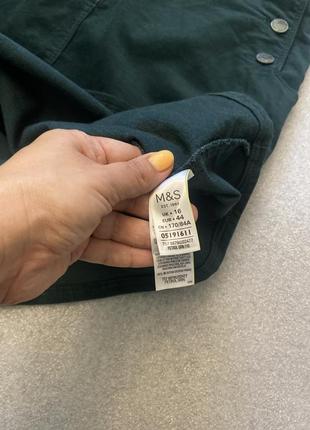 Изумрудная роскошная юбка, 16 р, m&s, осень-зима5 фото