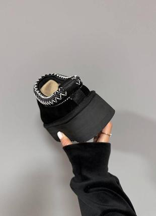 Угги угги угги угг ugg tazz platform black6 фото
