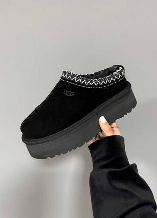 Угги угги угги угг ugg tazz platform black3 фото