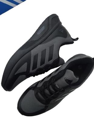 🔥чоловічі кросівки adidas cloudfoam сірі (термо)🔥