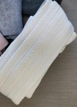 Колготи, колготки, молочні , в рубчик2 фото