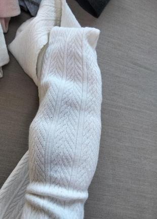 Колготи, колготки, молочні , в рубчик4 фото