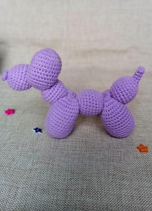 Игрушка вязаная собачка