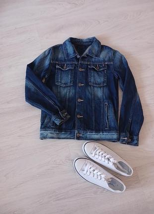 Джинсовий піджак підлітковий розмір 40-42