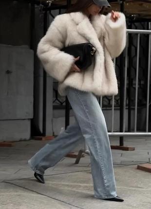 Шубка, шуба з еко хутра zara