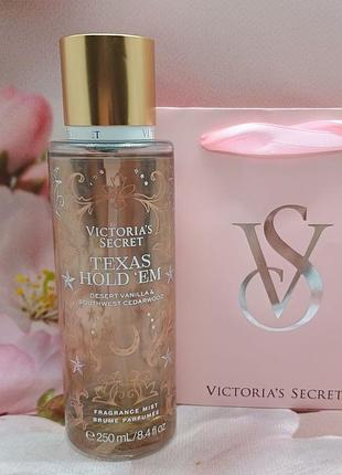 Парфюмированный мист для тела и волос texas hold'em victoria’s secret.