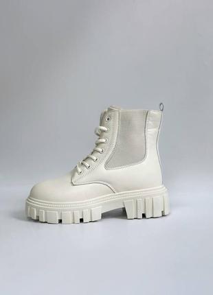 ❄️ зимние ботинки nude boots town beige