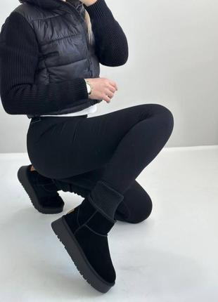 Стильные угги с носочком в рыжем черном и бежевом цвете 🖤🖤🖤9 фото