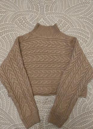 Джемпер свитер женский короткий